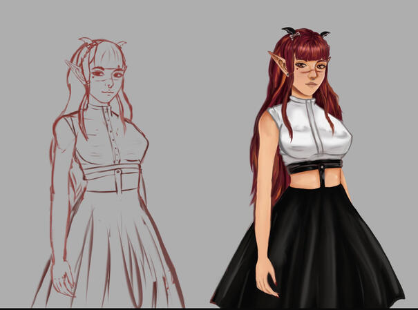 Character design elf